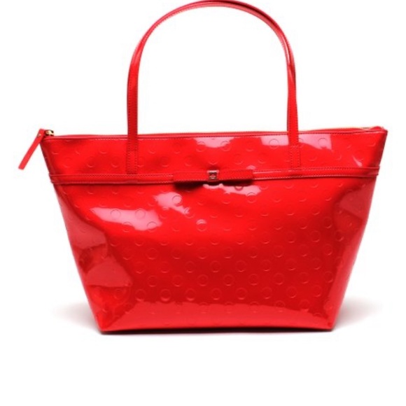 Kate Spade New York | Chili Red Camellia Street Sophie Tote - Picture 1 of 10